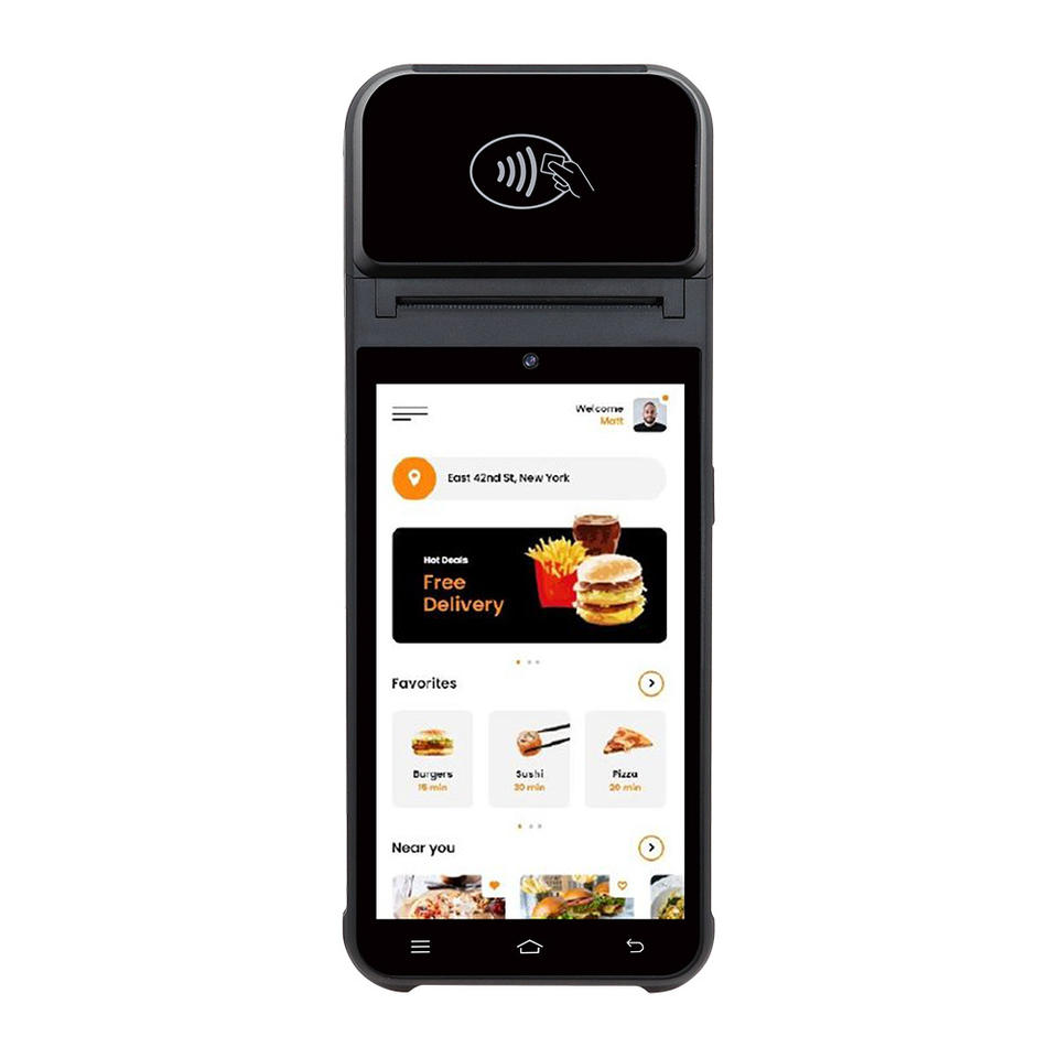 TOTALPOS H-Z92 5.5 inch Portable Receipt and Label Printer all in one Android POS Terminal