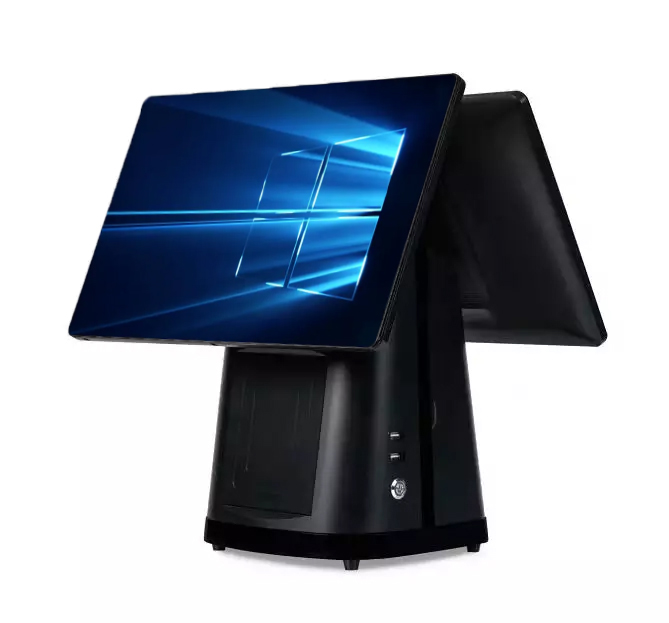 TOTALPOS H-POS156B All-in-One POS Terminal with Exquisite Design, Built-in Printer & 2D Scanner